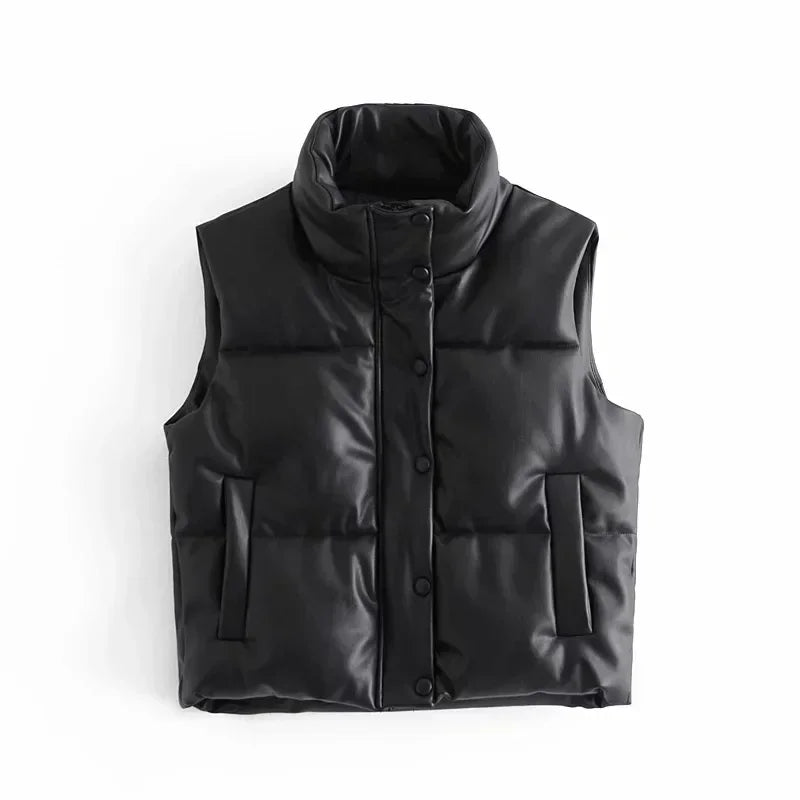 Stylish Ladies Faux Fur Gilet - OutfitLondon