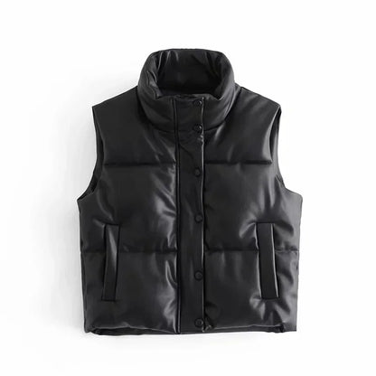 Stylish Ladies Faux Fur Gilet - OutfitLondon