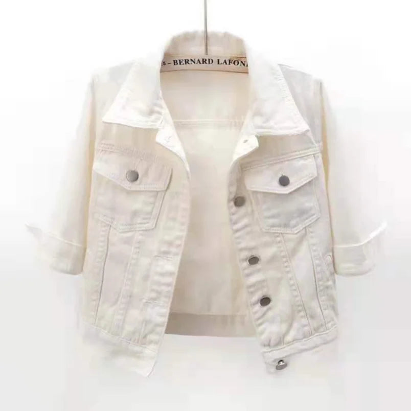 Trendy Women's Blue Denim Jacket
