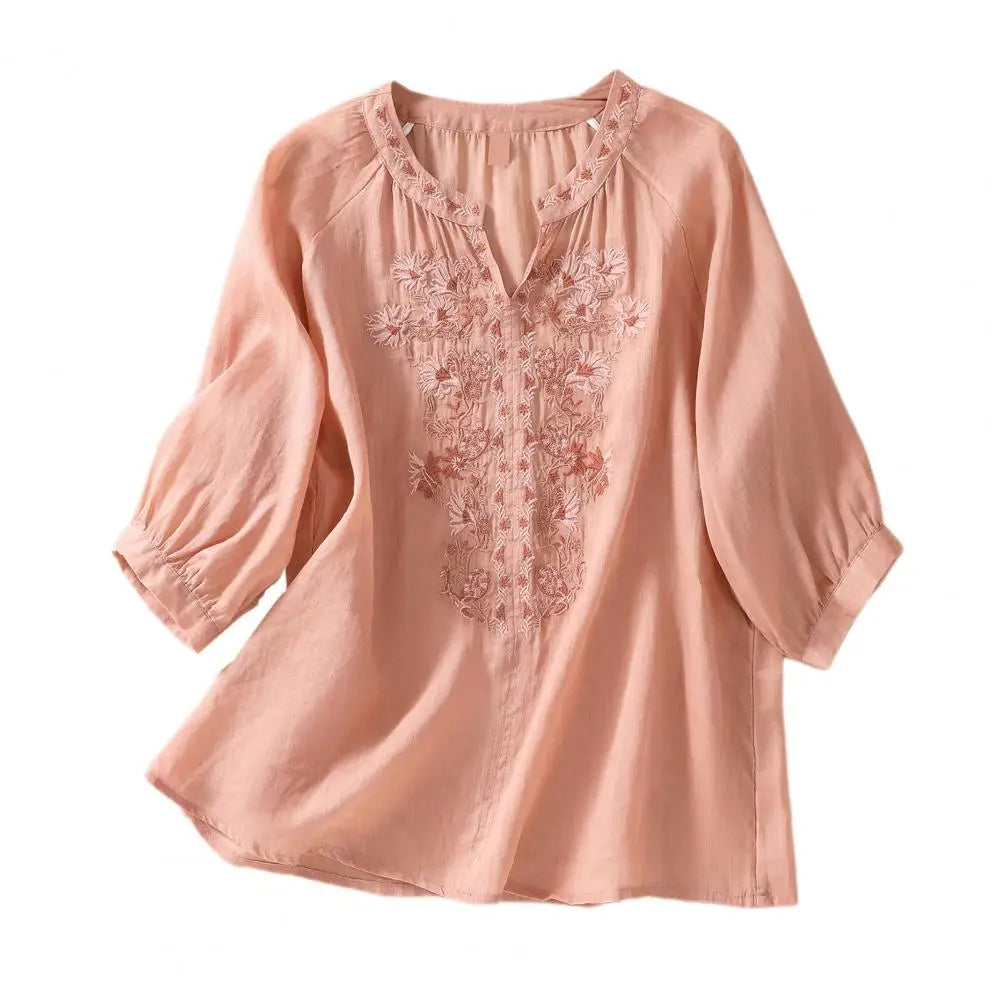 Comfortable Loose Fit Ladies Cotton Shirt