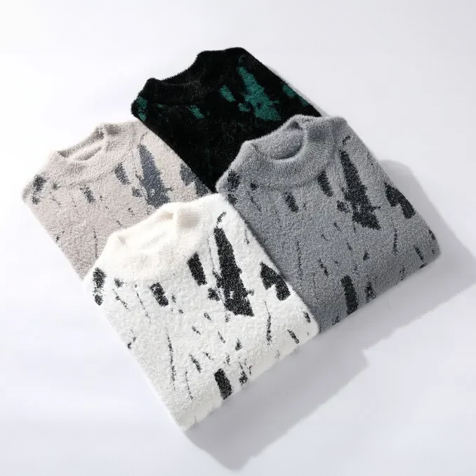 Trendy Crew Neck Sweater