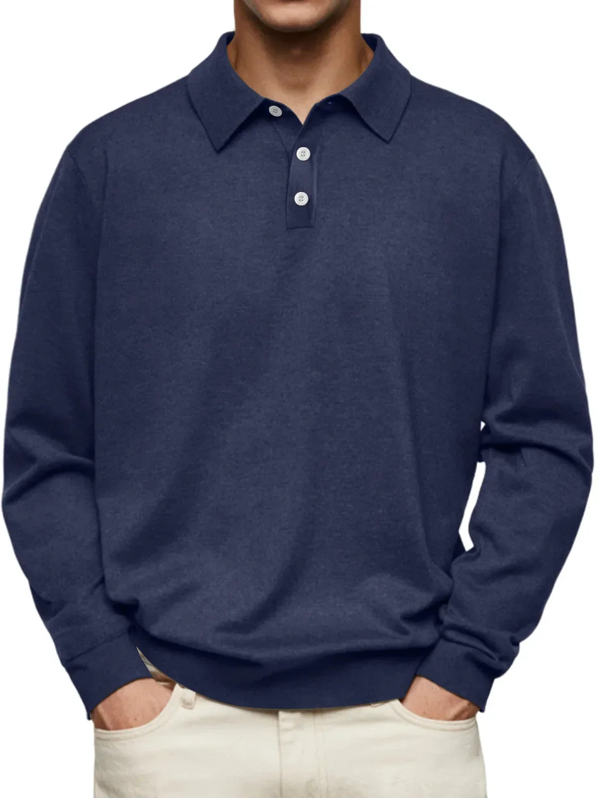 Casual Loose Fit Men's Polo Shirt