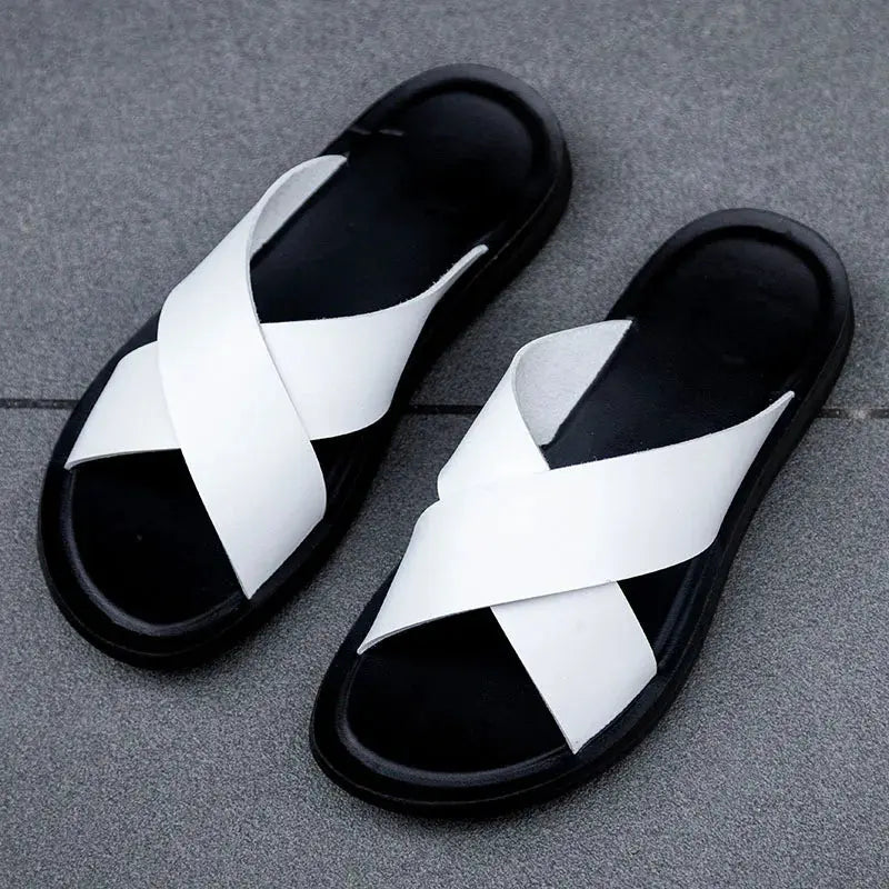 Classic Italian Leather Sandal Shoes
