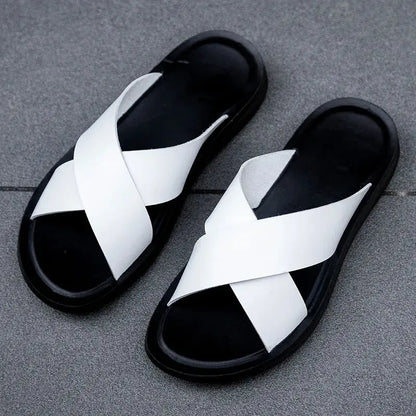 Classic Italian Leather Sandal Shoes
