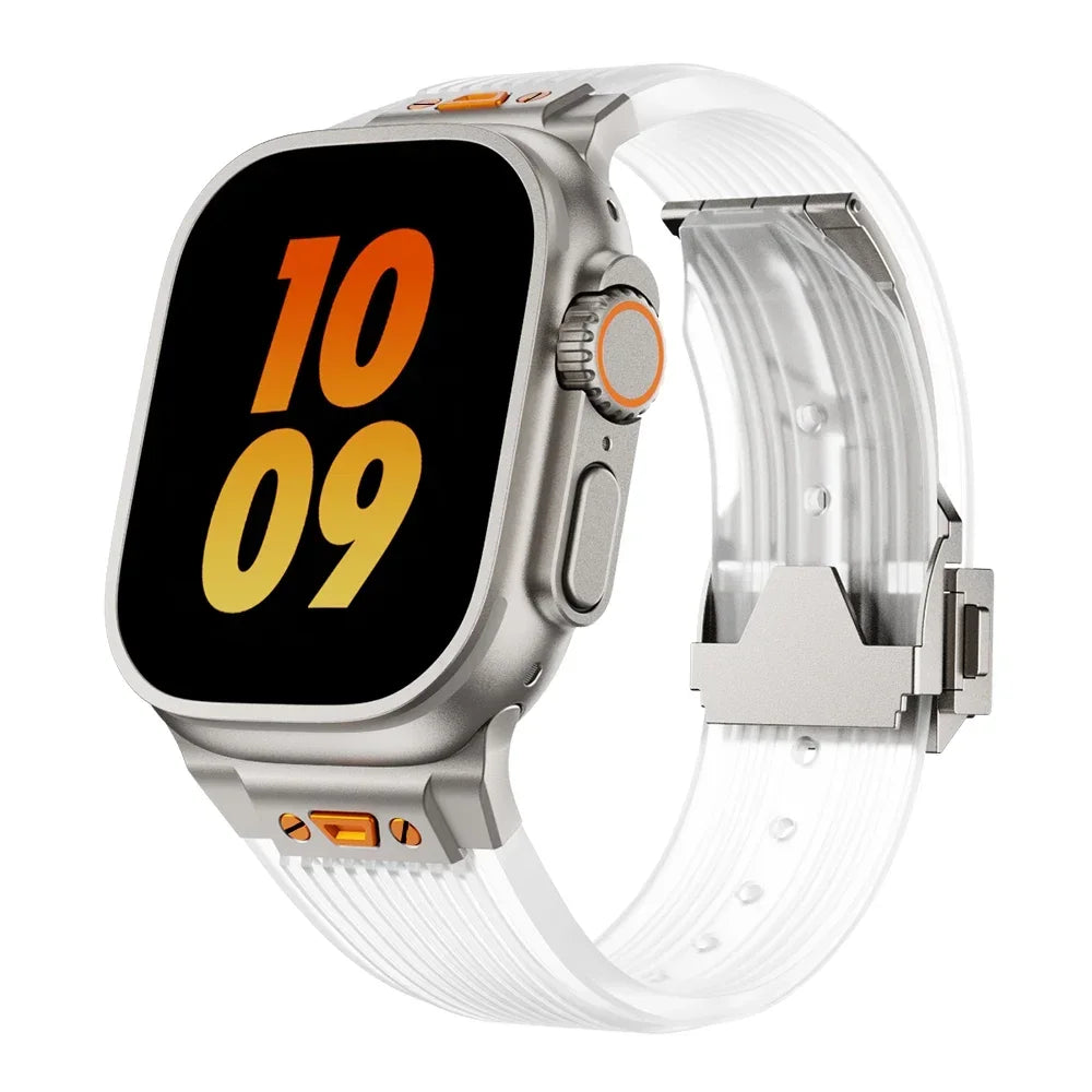 Clear Comfortable Apple Watch Strap For Everyday Use