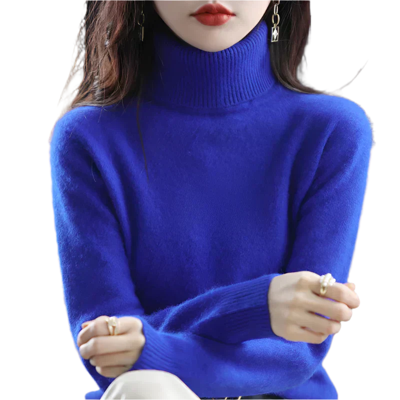Soft Cashmere Women's Turtleneck Sweater