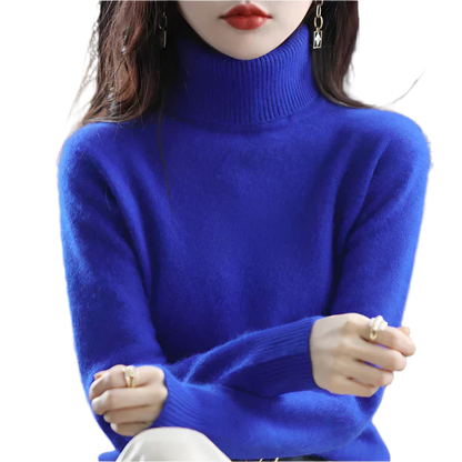 Soft Cashmere Women's Turtleneck Sweater