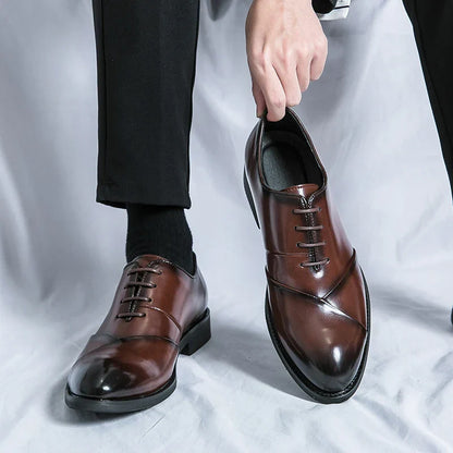 Luxury Brown Leather Dress Shoe