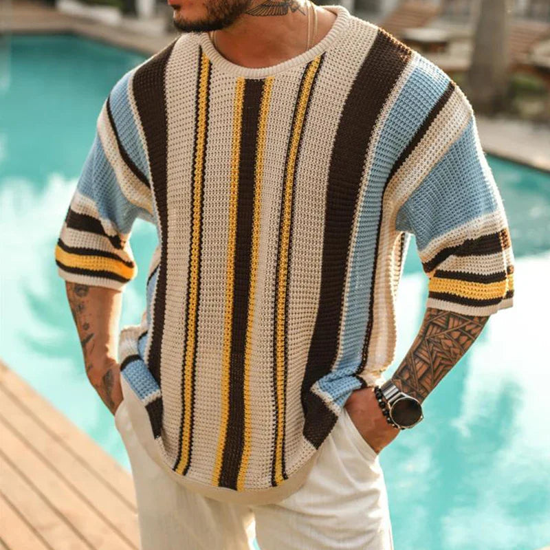 Breathable Relaxed Fit Mens Summer T-Shirt