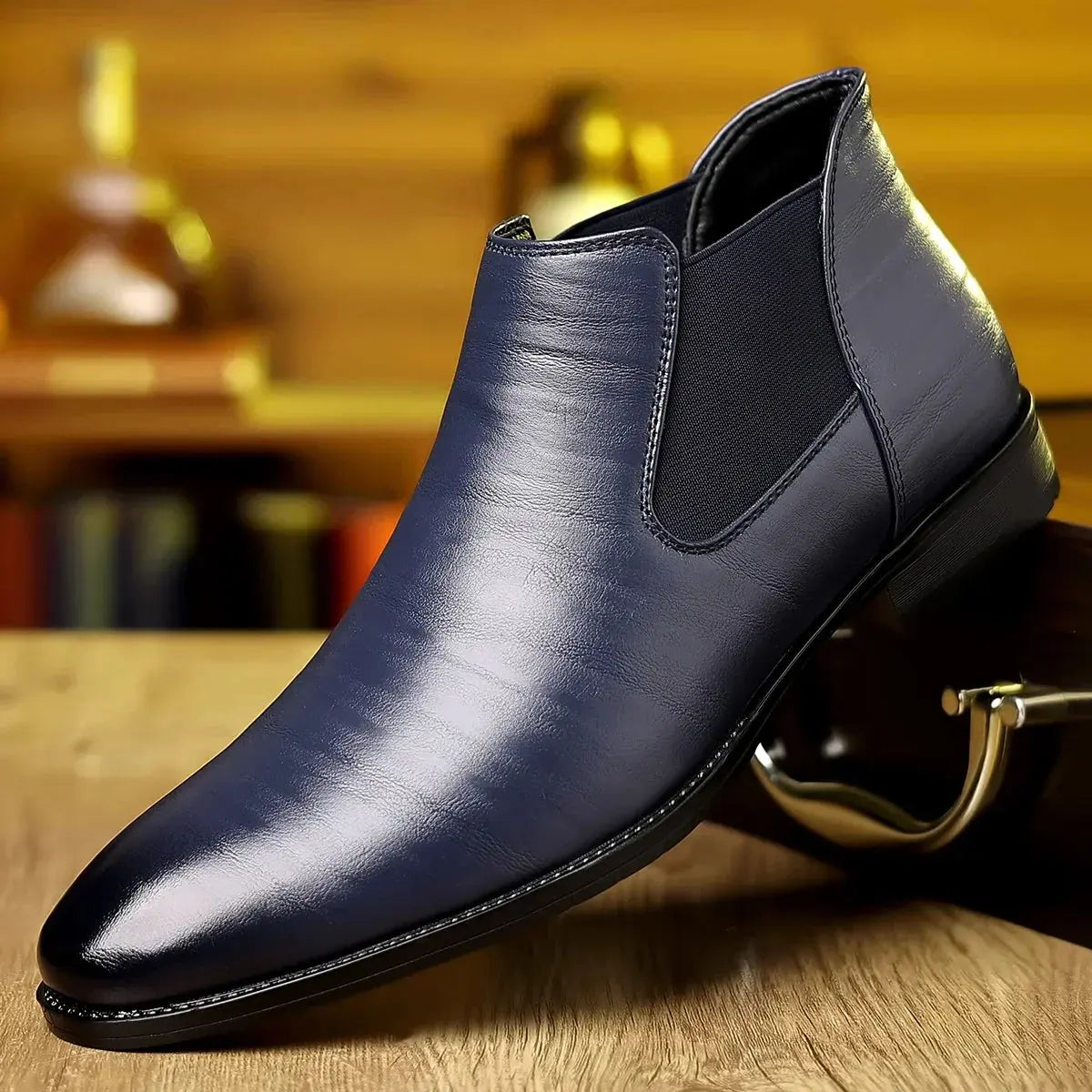 Classic Leather Ankle Boots - Comfortable Everyday Wear