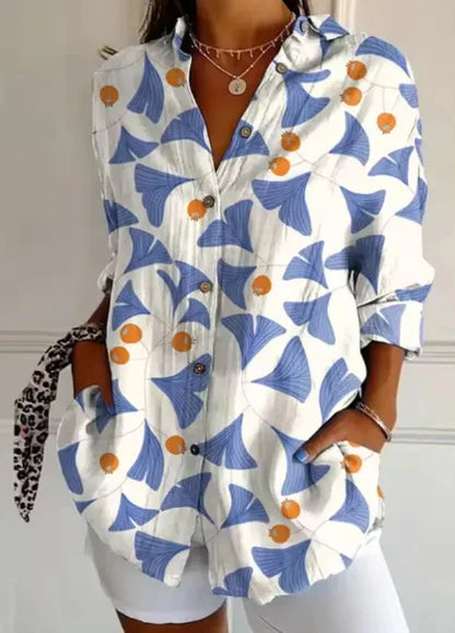 Pretty Floral Ladies Casual Top