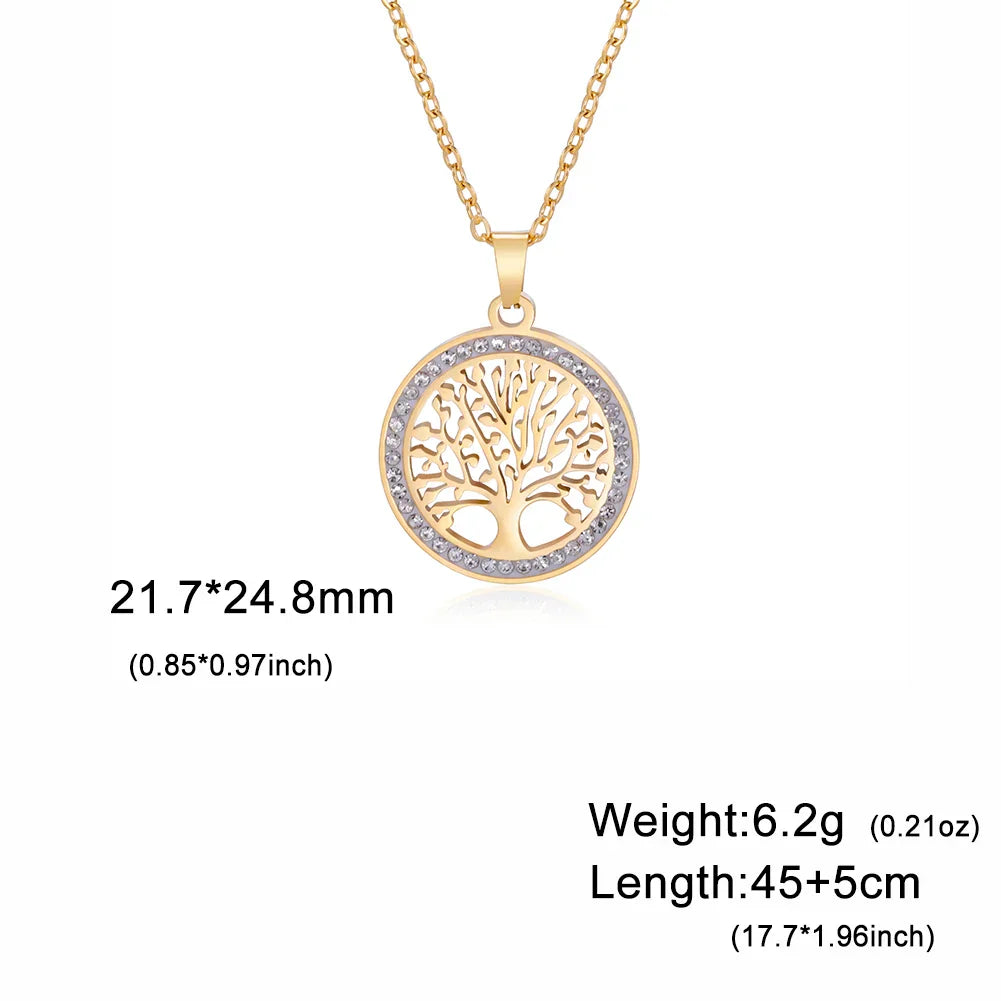 Beautiful Tree Leaf Zircon Pendant