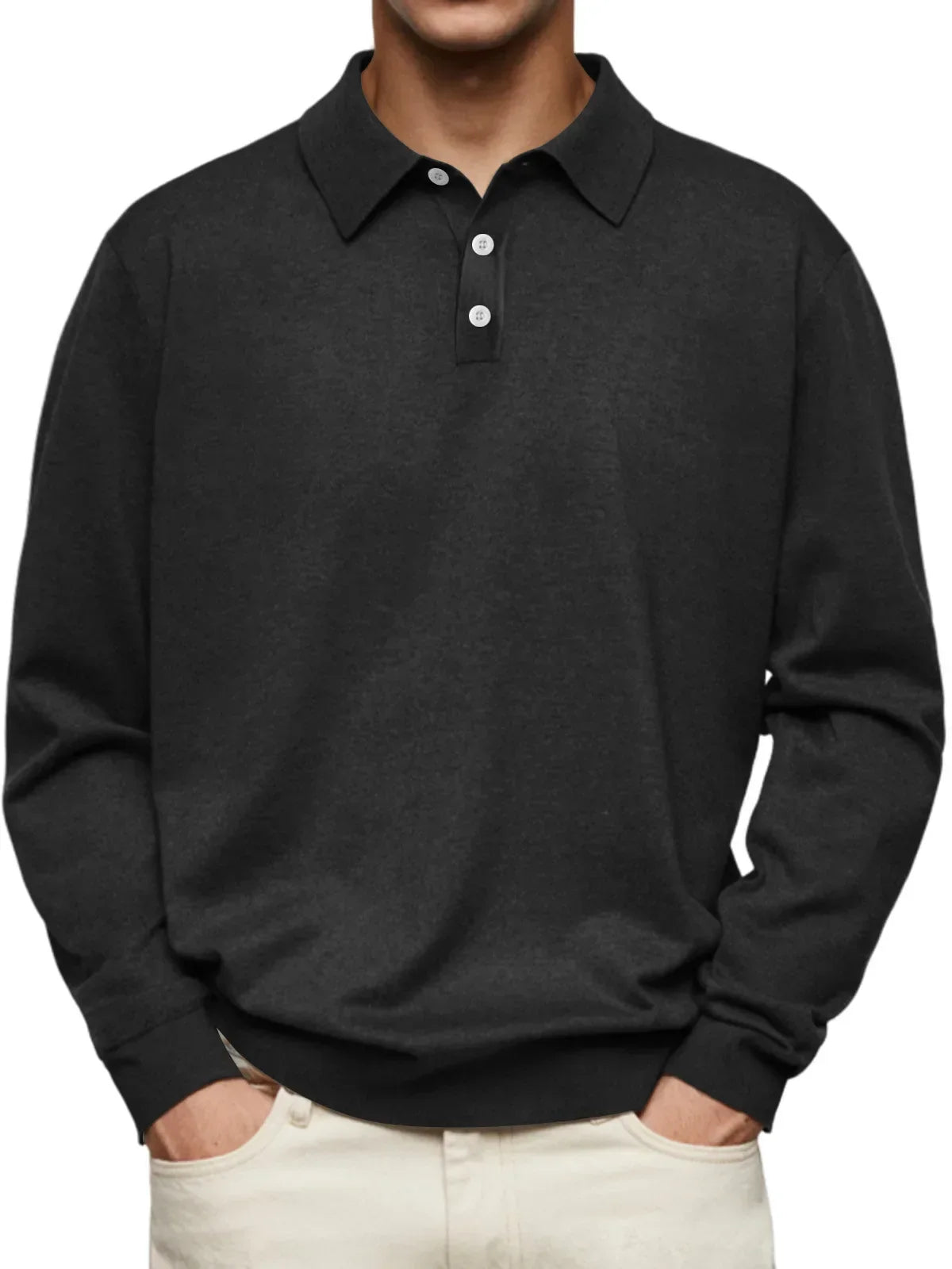 Casual Loose Fit Men's Polo Shirt