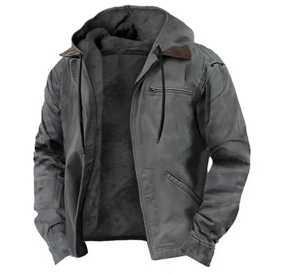 Warm Mens Fleece Hoodie Sweatshirt
