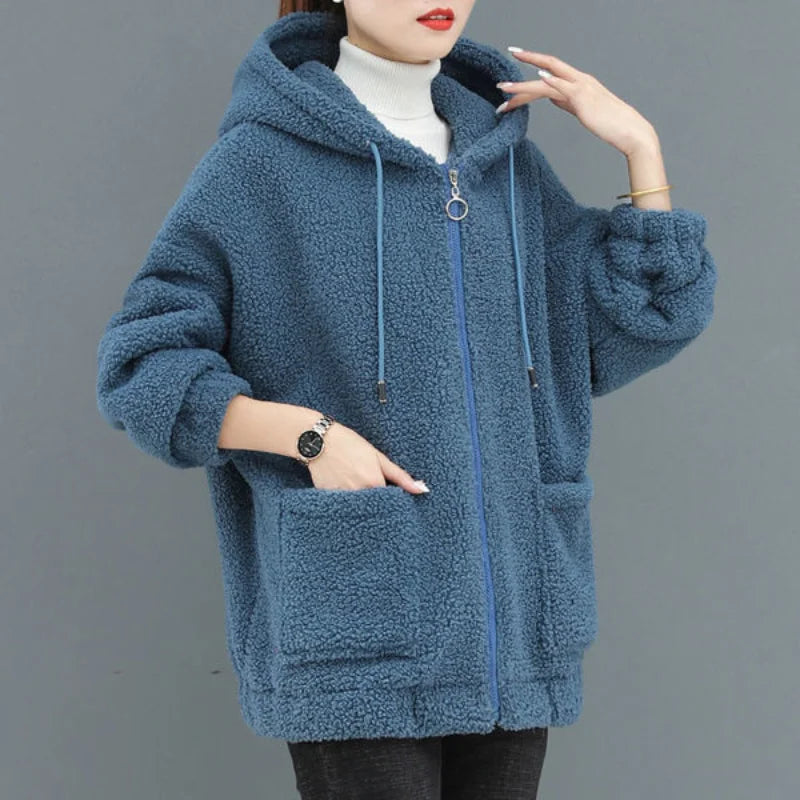 Soft Fleece Women's Hoodie with Pockets
