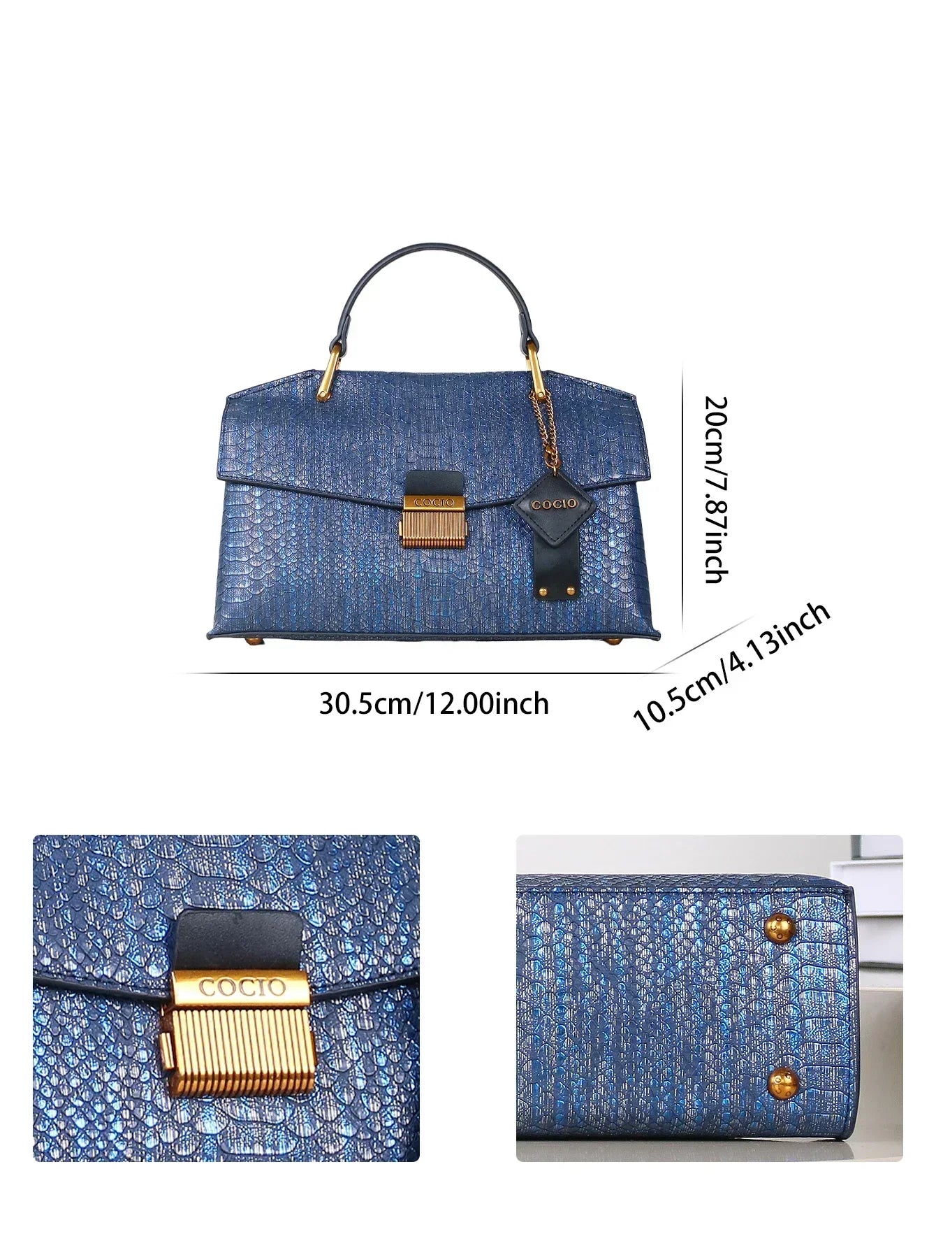 Elegant Designer Asymmetrical Handbag