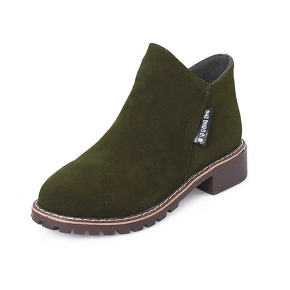 Comfy Women's Slip On Ankle Boots