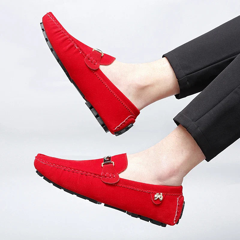 Luxury Soft Leather Slip On Shoes