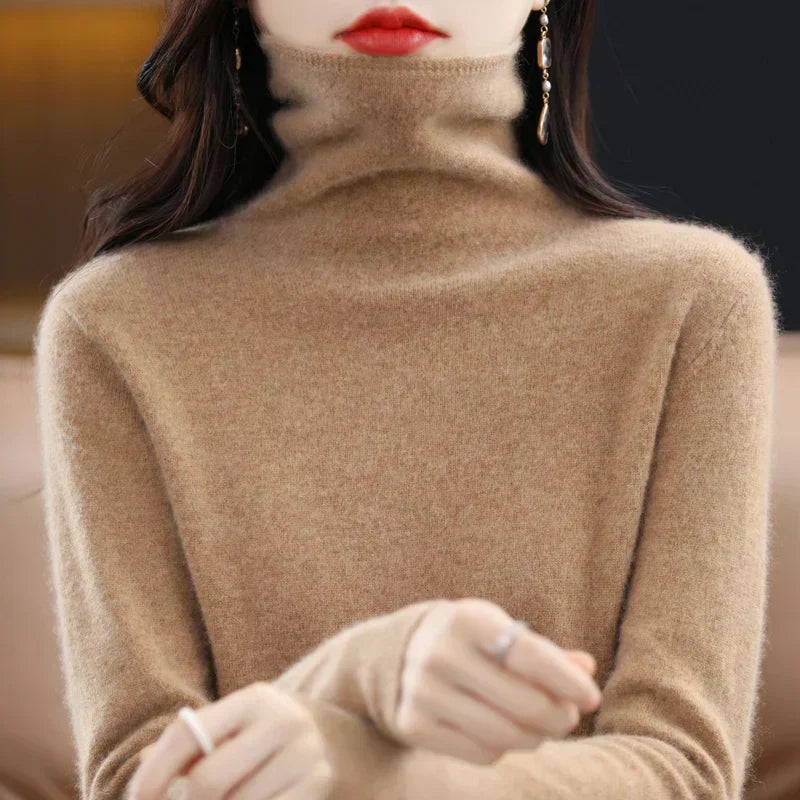Cozy Warm Women's Merino Crew Sweater