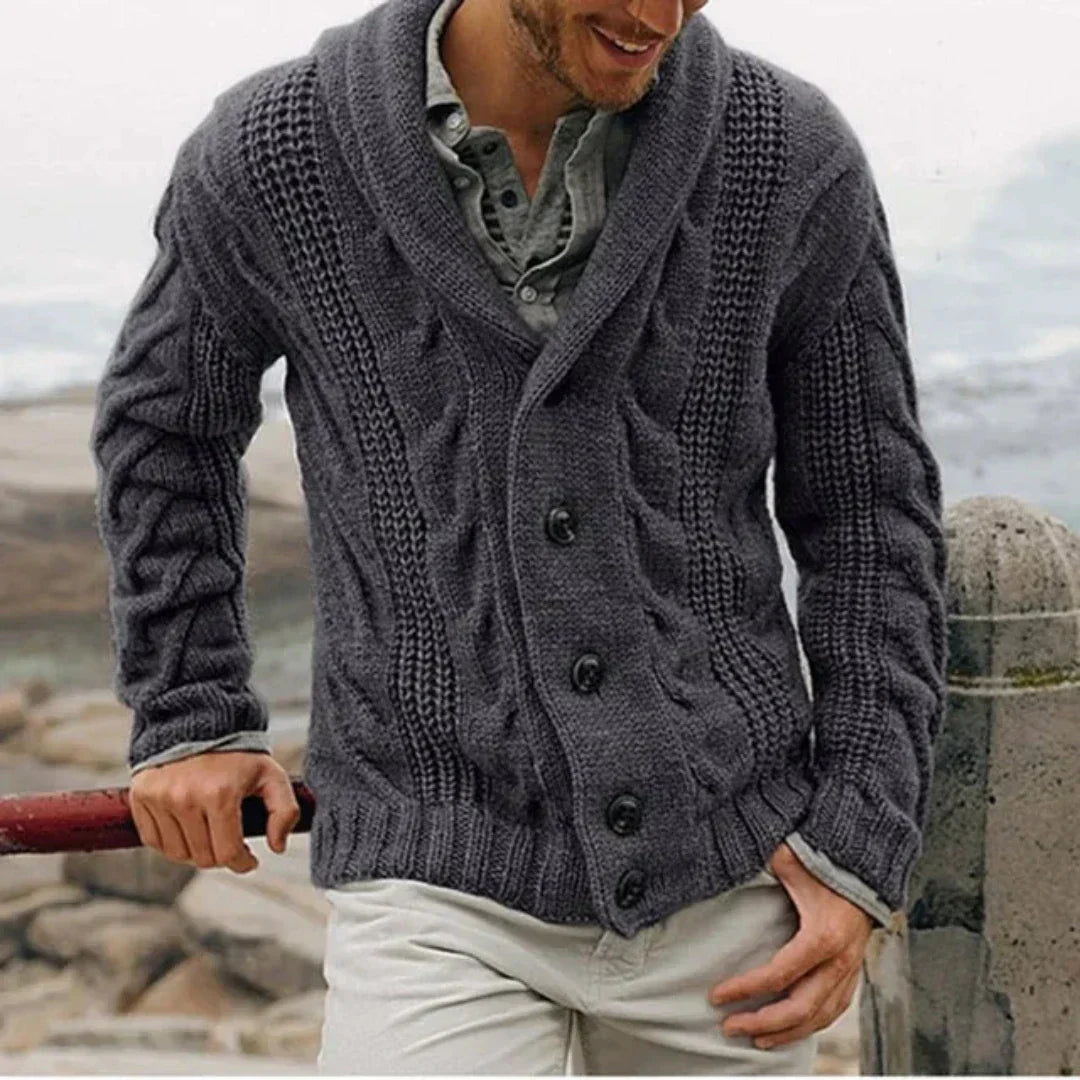 Traditional Fisherman Crew Neck Jacket