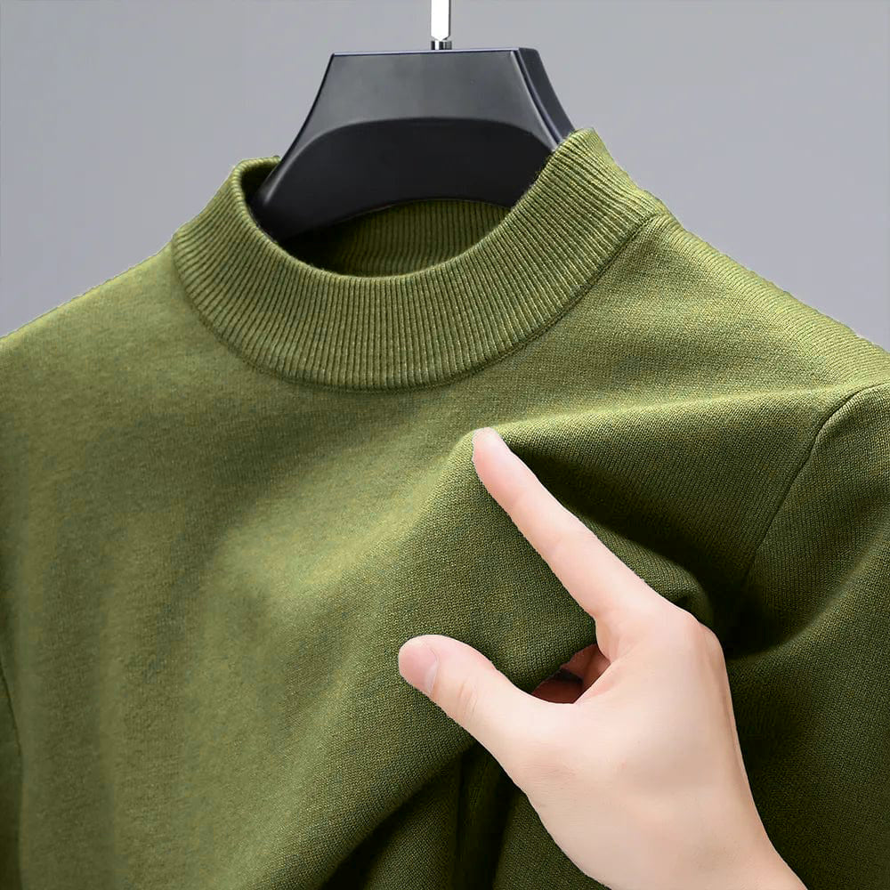 Luxury Men's Soft Cashmere Crew Sweater
