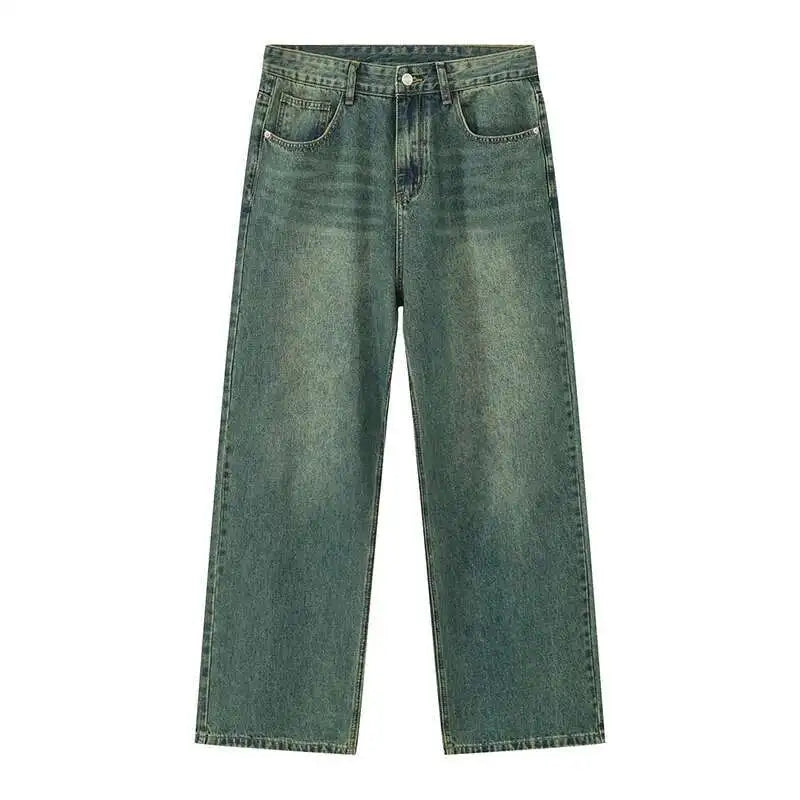 Comfortable Loose Fit Ripped Mens Vintage Jeans