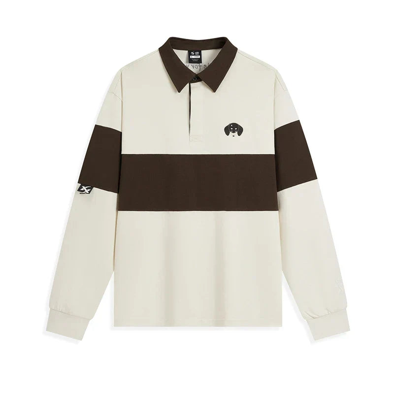 Soft Autumn Color Block Crew Sweatshirt
