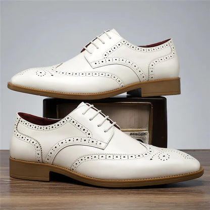 Classic Real Leather Oxford Shoes