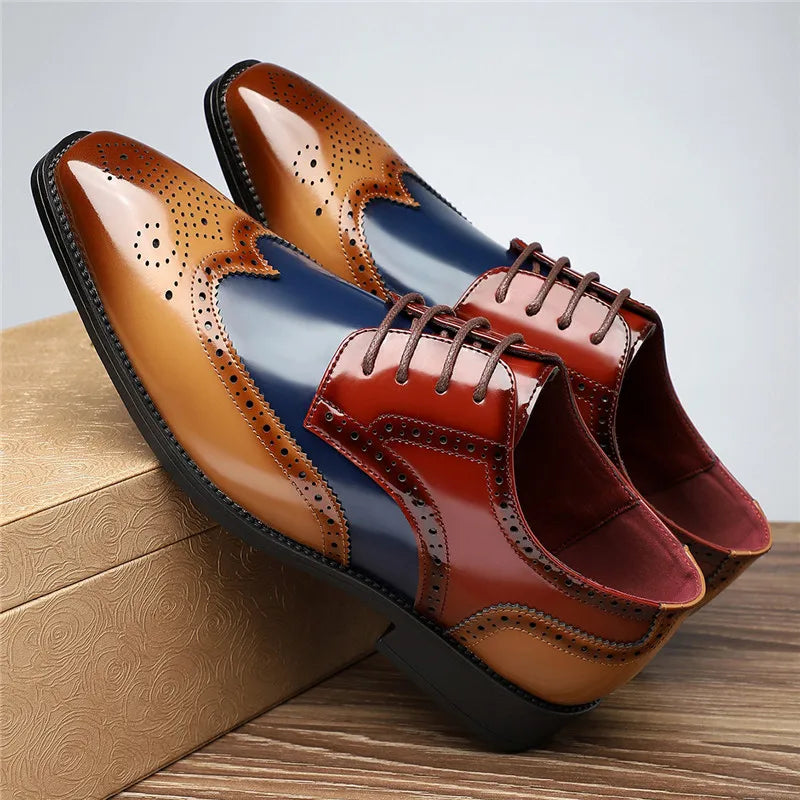 Classic Real Leather Oxford Shoes