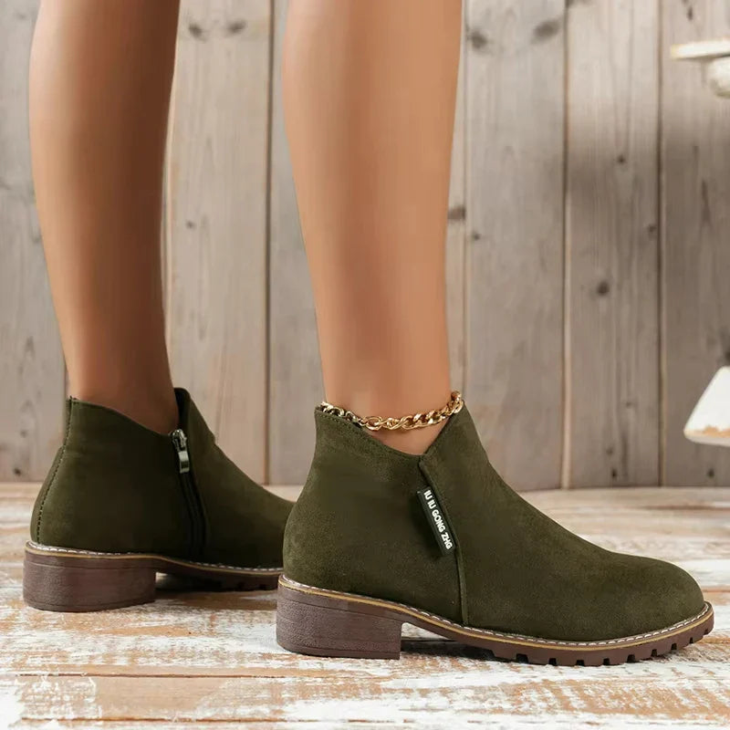 Comfy Women's Slip On Ankle Boots