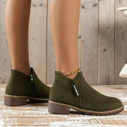 Comfy Women's Slip On Ankle Boots