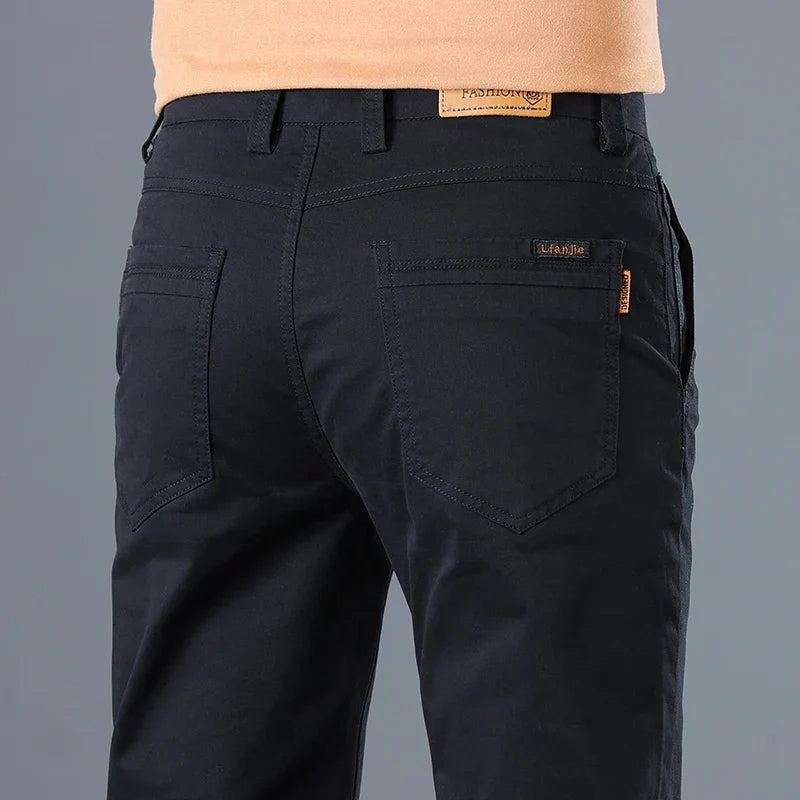 Slim Fit Business Dress Pants for Men