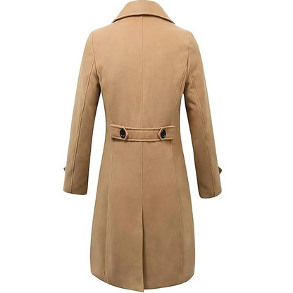 Classic Men's Double Breasted Overcoat