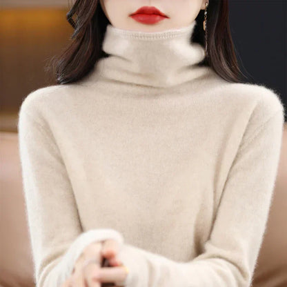 Cozy Women's Merino Wool Crew Sweater
