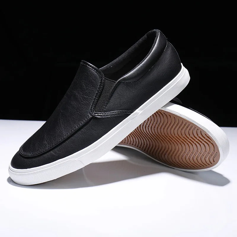 Comfortable Leather Loafers - OutfitLondon