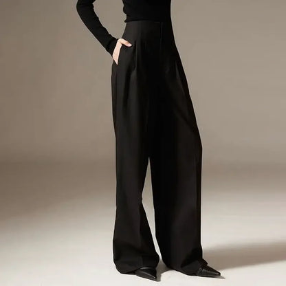 Stylish High Waisted Loose Fit Women's Pants
