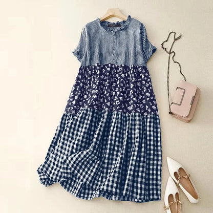 Timeless Plaid Maxi Dress