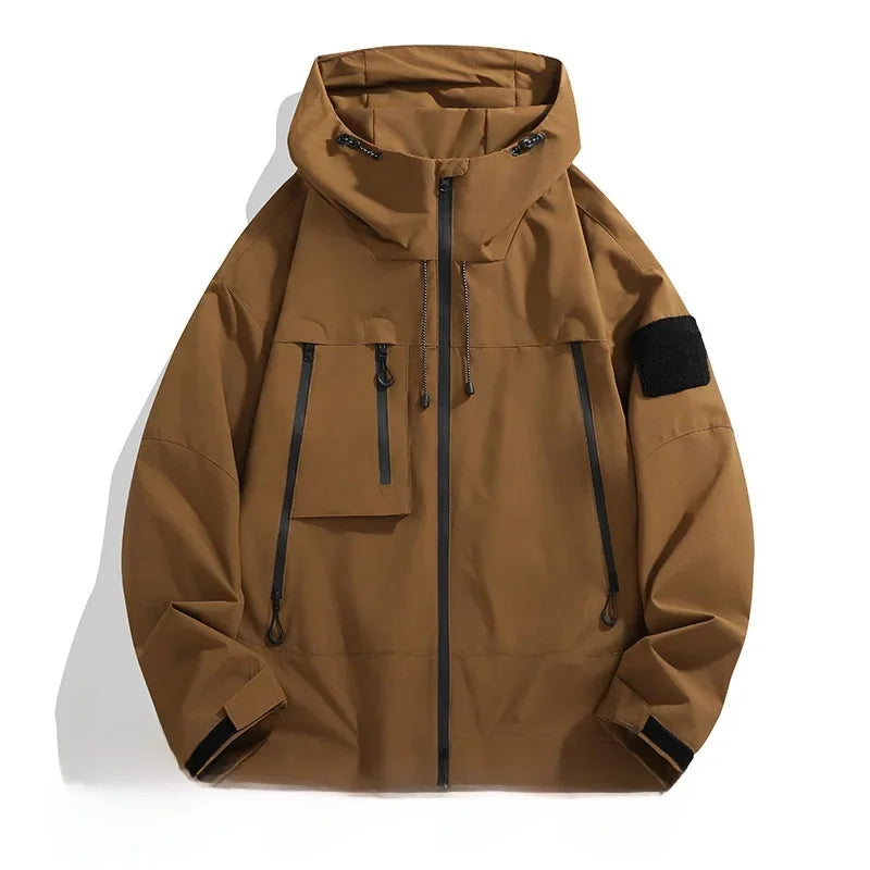 Waterproof Hooded Fleece Jacket - Warm and Versatile