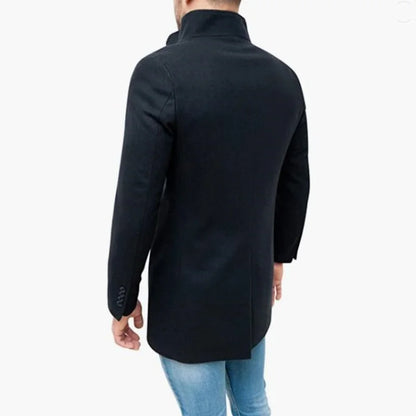 Traditional Men's Wool Trench Coat Classic Fit
