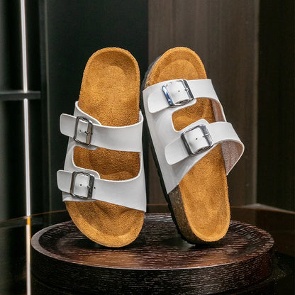 Soft Women's Cork Beach Flip Flops