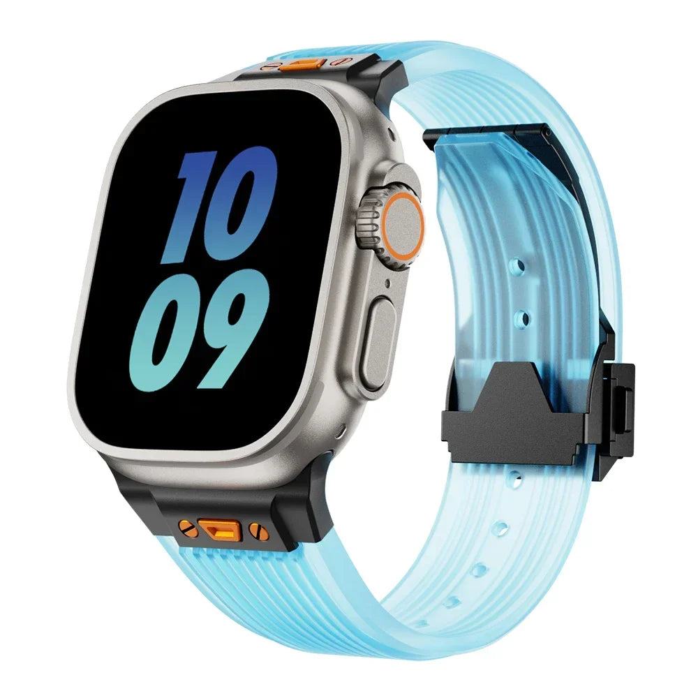 Clear Comfortable Apple Watch Strap For Everyday Use