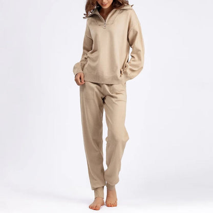 Comfy Casual Two Piece Tracksuit Set