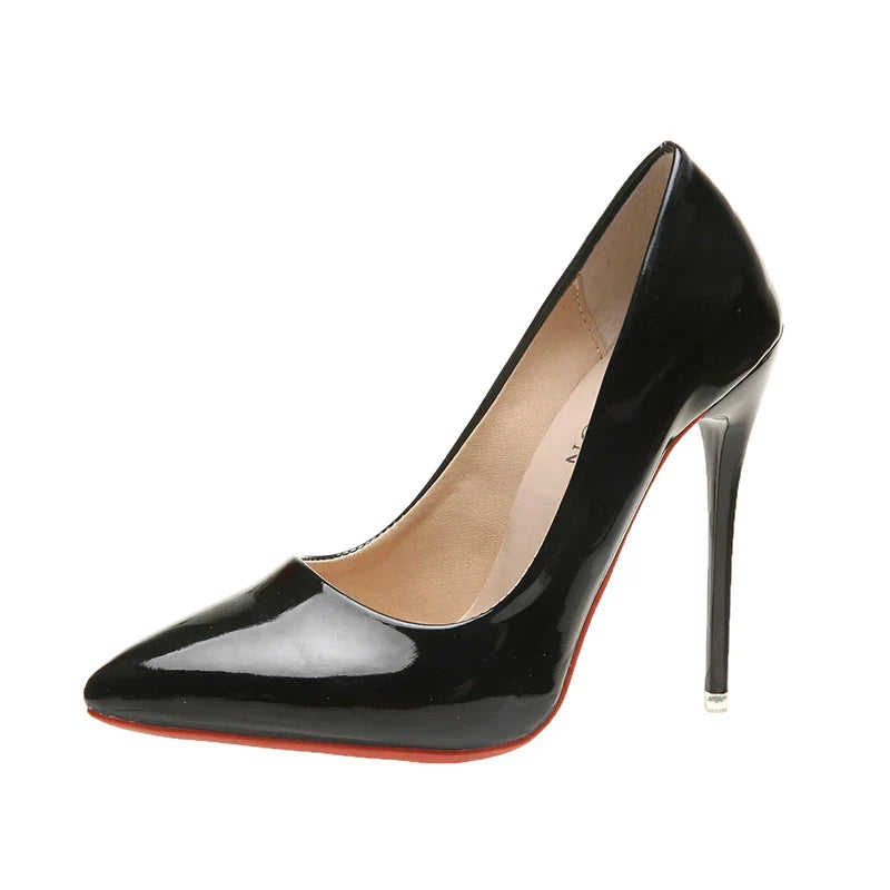 Women's 5 Inch Shiny Stiletto Heels
