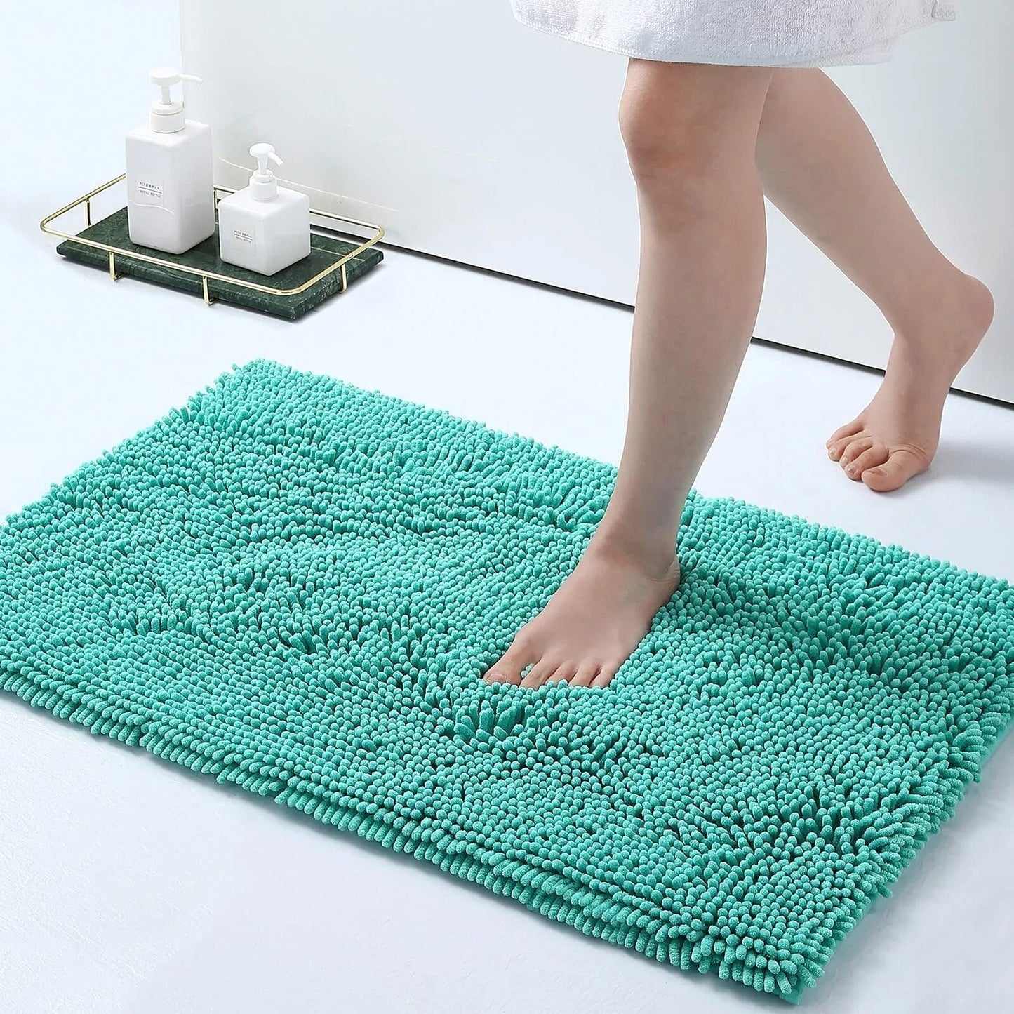 Non Slip Rubber Bath Floor Mat With Strong Suction