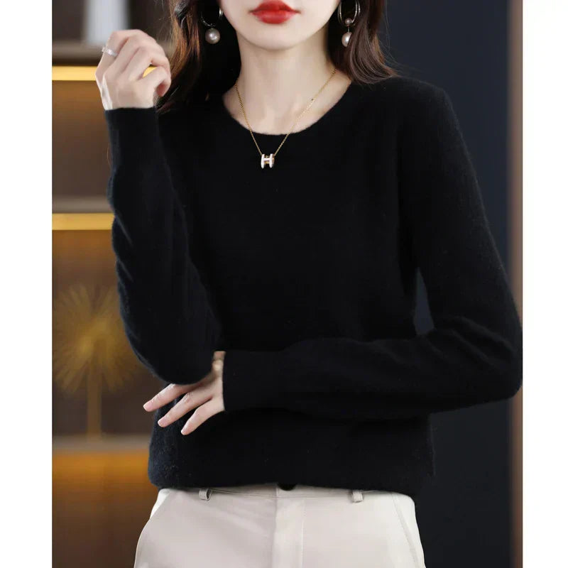 Soft Plush Cashmere Winter Pullover Sweater