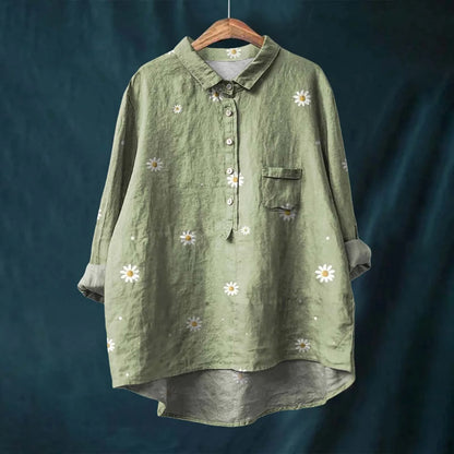 Relaxed Fit Women's Casual Button Down Shirt