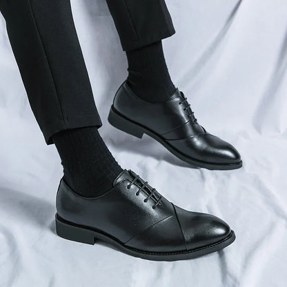 Luxury Brown Leather Dress Shoe