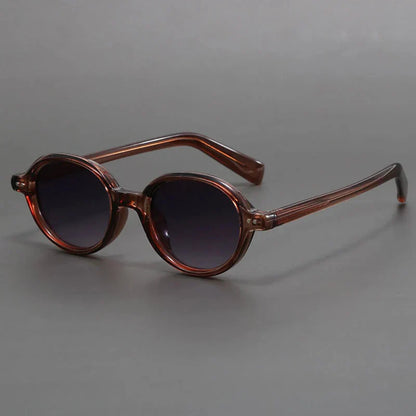 Carter Vintage Round Sunglasses Polarized TR90 Frame