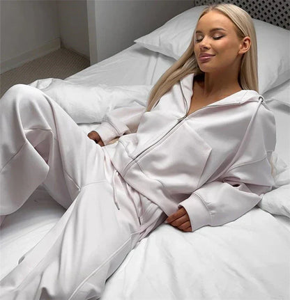 Women's Soft Sportswear Tracksuit Set
