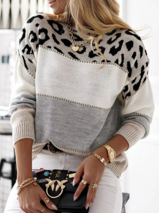 Warm Ladies Cable Knit Sweater - OutfitLondon